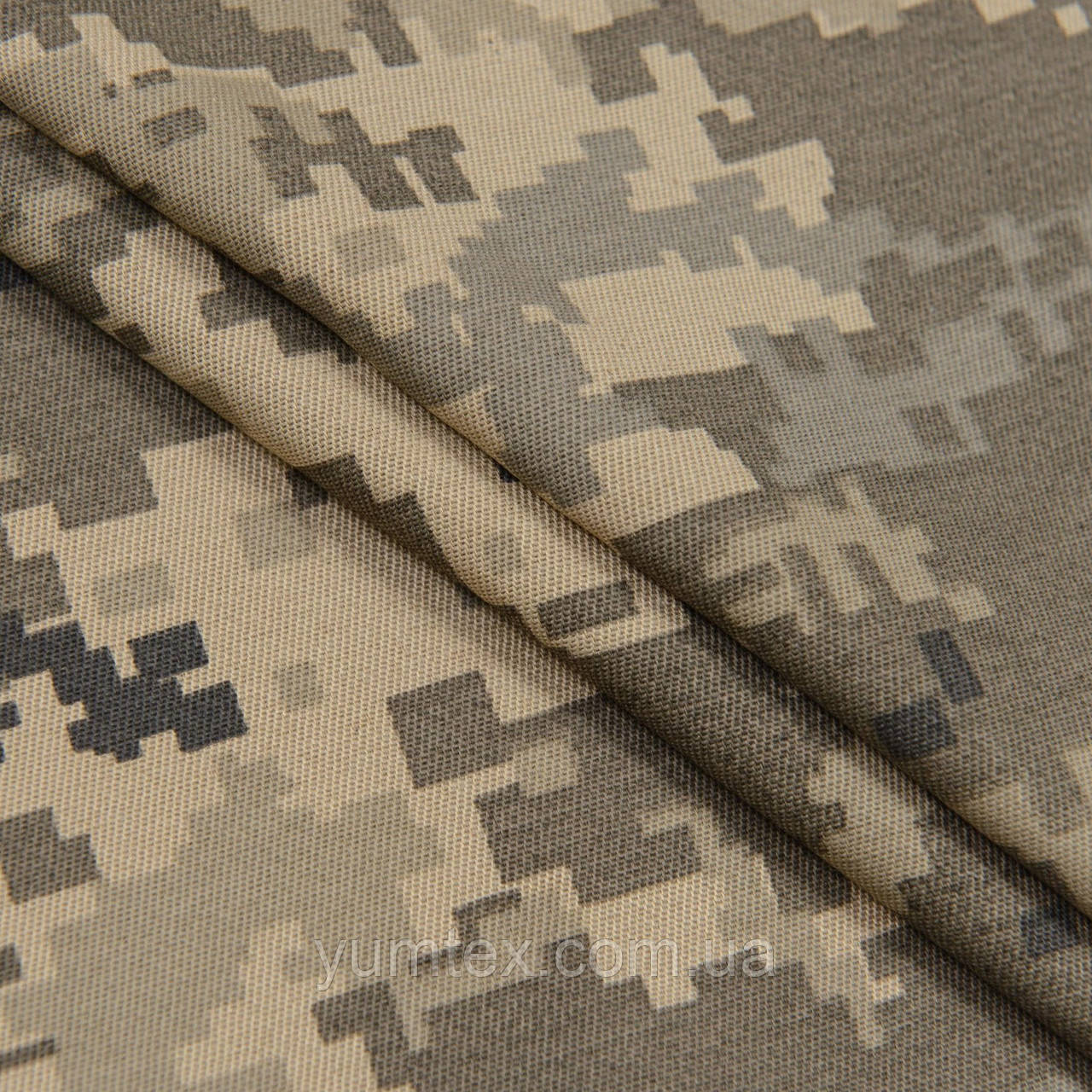 Тканина грета 50% бавовна для військового одягу спецодягу костюмів роби камуфляжна піксель
