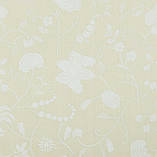 Тканина бязь набивна голд для постільної білизни квіти на фоні кольору слонової кістки, фото 2