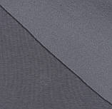Тканина футер тринитка з начосом для костюмів спортивного одягу футболок сіра, фото 3