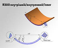 R300 Внутренний Радиусный МДФ фасад