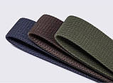 Стропа еластична 38мм для сумок рюкзаків та ременів колір чорний, фото 2