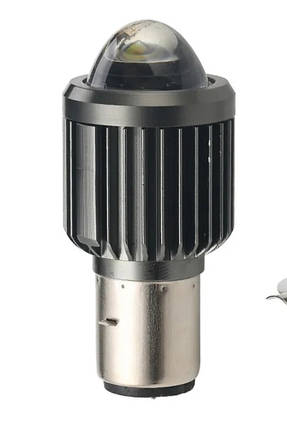 Світлодіодна лампа H6/BA20D LED Moto (ціна за 1штука) для мотоциклів, скутерів, 9-16 V 2000 Lm 6000 K, фото 1