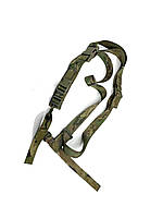 Ремінь триточковий для автомата та іншої зброї Мультикам, триточковий ремінь для рушниці