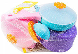 Гр Набір посуду "Ромашка" 39142 (25) 2 види, 10 ел. у сітці "Tigres"