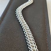 Браслет зі срібла ланцюговий з плетінням Венеція 20.5 см