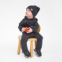 Дитячий ромпер с капюшоном тринитка розміри 68 80 86 см дитячий весняний осінній комбінезон