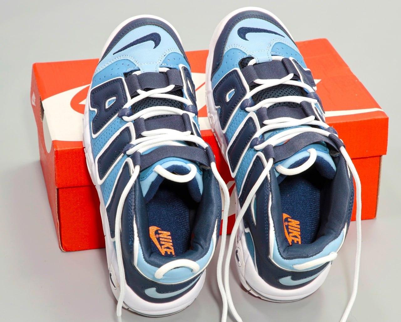 Nike air more uptempo blue orange sale
