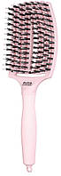 Щётка комбинированная Olivia Garden Finger Brush Combo Large PASTEL Pink (ID1686)