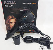 Потужний якісний фен для сушки укладки волосся Rozia HC-8306 2000 Вт електрофен, фото 4