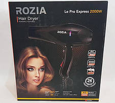 Потужний якісний фен для сушки укладки волосся Rozia HC-8306 2000 Вт електрофен, фото 5
