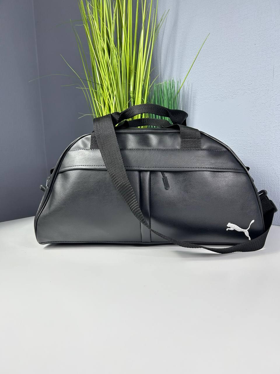 Puma leather duffle bag top