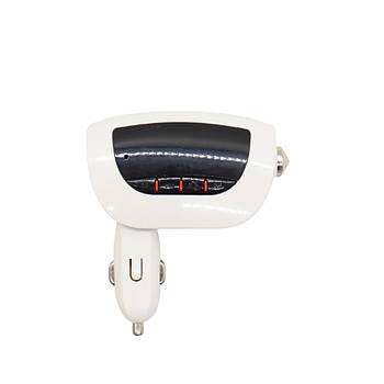 Автомобільний FM модулятор від прикурювача USB,H21+BT, Білий / Трансмітер в машину