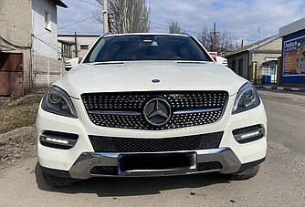 Решітка радіатора Mercedes ML W166 (12-15) стиль AMG Diamond