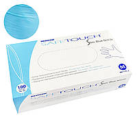 Перчатки Medicom SafeTouch Slim без пудры 100 шт, M (синие), 4.2 грамм