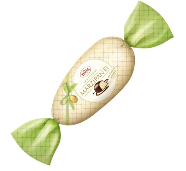 Марципан у Темному Шоколаді Яйце Zentis Marzipan Ei 100 г Німеччина (10 шт./1 уп)