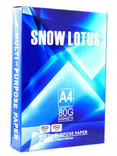 Папір А4 SNOW LOTUS, 80 г/м, 500 аркушів