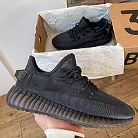 Женские Кроссовки Adidas Yeezy Boost 350 V2 Mono Black 36-37-38-39-41