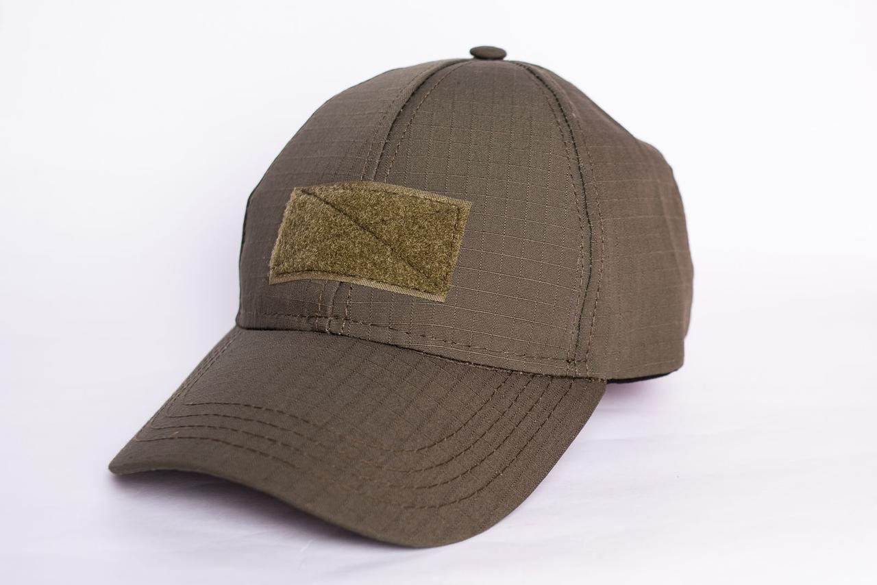 Бейсболка олива з липучкою р56-60, фото 1