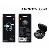 Бездротові навушники Bluetooth Xiaomi AirDots Pro 3 з LED дисплеєм Чорні, фото 3