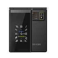 Телефон раскладушка Tkexun M1 (Yeemi M1) black кнопочный мобильный телефон удобный бабушкофон