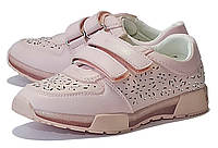 Кроссовки весенние осенние спортивная обувь для девочки 3897 розовые WeeStep Вистеп 27,28