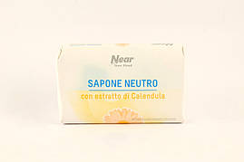 Туалетне мило з екстрактом календули Near Sapone Neutro con estratto ds Calendula 125 г Італія