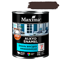 Эмаль алкидная высококачественная Maxima шоколадная 2.3кг