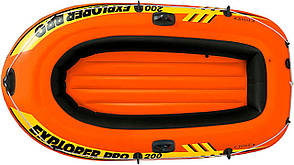 Двомісний човен надувний Intex 58356 EXPLORER PRO 200 (196х102х33 см), фото 3