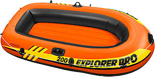 Двомісний човен надувний Intex 58356 EXPLORER PRO 200 (196х102х33 см), фото 1