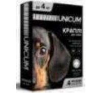 Капли от блох и клещей на холке для собак Unicum premium 0-4 кг (имидаклоприд)/10, 3 шт/уп