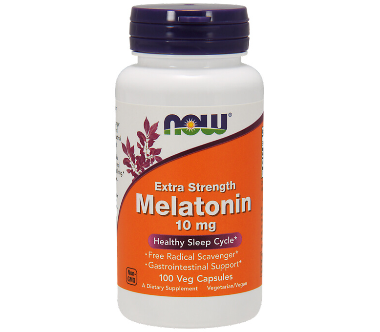 NOW Melatonin 10 мг 100 веган капс