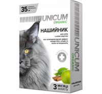 Ошейник от блох и клещей для кошек UNICUM ORGANIC 35 см/10