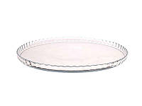 Блюдо скляне для торту Patisserie d=37см (под.уп.) 10539 ТМ PASABAHCE 7Копійок