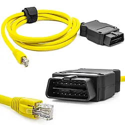 Кабель E-SYS ICOM сканер BMW ENET, Ethernet-OBD для BMW F-серия (без диску)