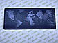 Килимок для мишки Мапа світу, 30*70 см, ігровий, фото 6