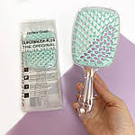 Гребінець для волосся Superbrush Plus Hollow Comb, прозорий/м'ятний, фото 4