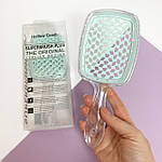 Гребінець для волосся Superbrush Plus Hollow Comb, прозорий/м'ятний, фото 5