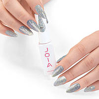 Гель-Лак JOIA Vegan 069 світловідбивний срібло, 6 мл