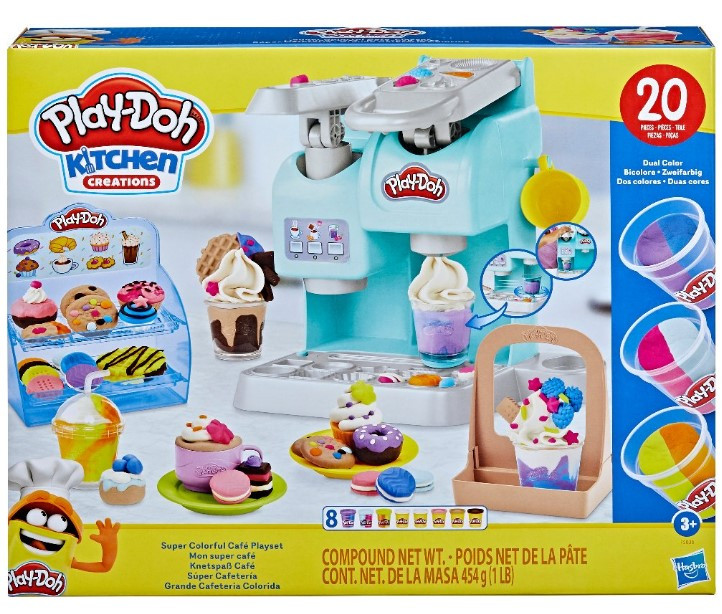 Ігровий набір Hasbro Play-Doh Різнокольорове кафе (F5836)