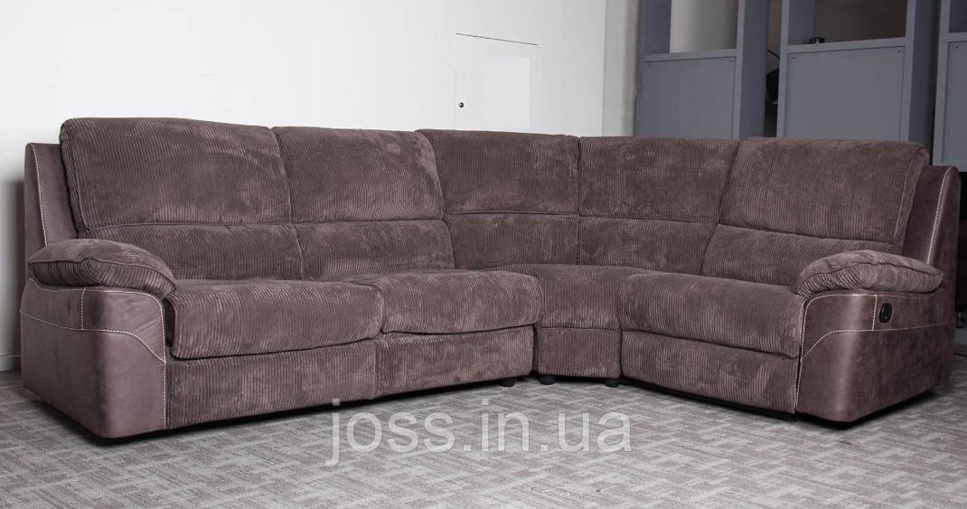 Кутовий мягкий  розкладний диван  295x210x100 см JOSS Брукс