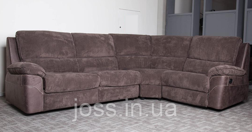 Кутовий мягкий розкладний диван 295x210x100 см JOSS Брукс, фото 1