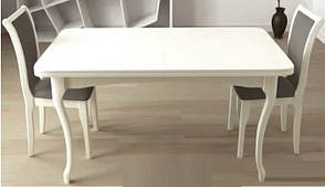 Стіл обідній розкладний Прага Модуль люкс, колір білий, фото 1