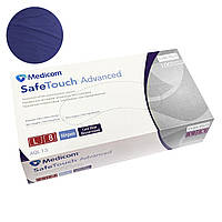 Перчатки Medicom SafeTouch Advanced без пудры 100 шт, L (фиолетовые), 3.5 грамм