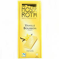 Белый шоколад Moser Roth "Bourbon Vanille" 125 г