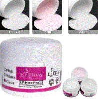 Акрилова пудра EzFlow Acrylic Powder Clear, прозора, 15 г