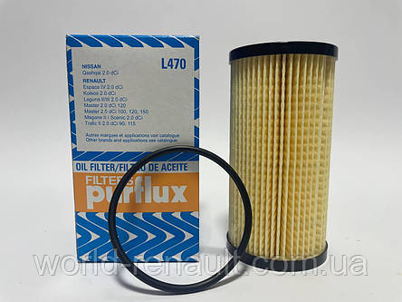 Масляний фільтр на Рено Майстер II 2.5 dci / Purflux PX L470, фото 1