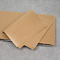 Папір для випічки листовий 40x40 см 50 шт коричневий пергамент у листах для випікання, запікання та упаковки