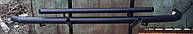 Защита на бампер Труба двойная D60/42 в черном матовом цвете на Nissan X-Trail T32 2014-2020