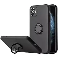 Чохол бампер силіконовий для Apple iPhone 12 Pro Айфон (6,1 дюймов) Чорний (Black) Протиударний