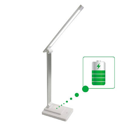 Настільна LED-лампа акумуляторна Євросвітло Ridy-10-2-PWR 10 Вт 3000К/4000К/6000К біла 000058311, фото 1